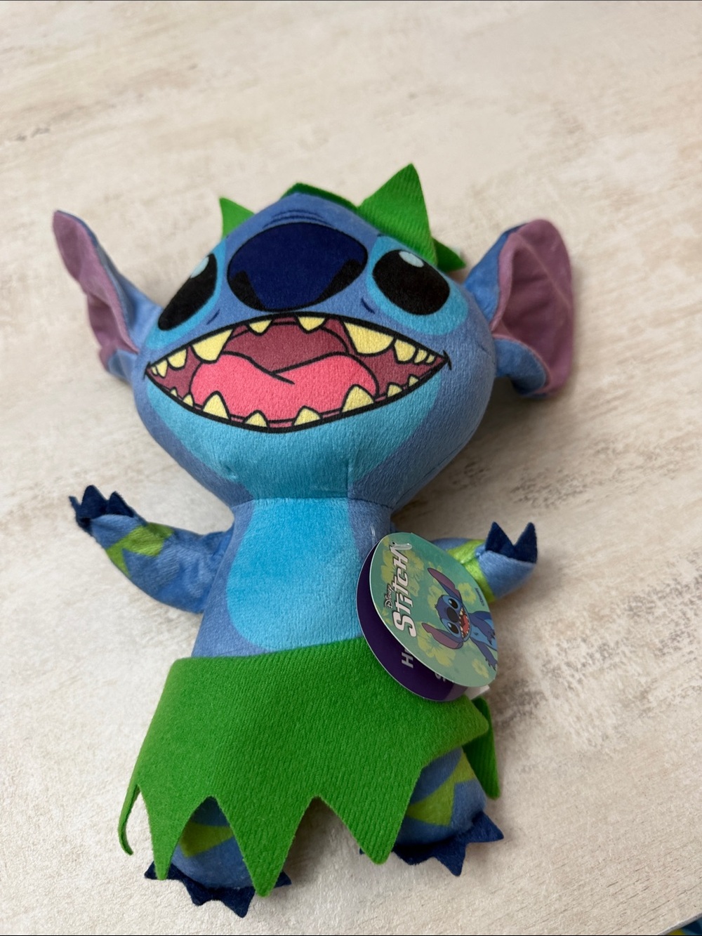 Disney dog toy Stitch Plush in Blue, Green, Pink and Yellow
